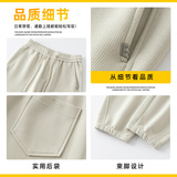 2025针织休闲卫裤新款宽松束脚抽绳秋冬运动哈伦裤子男Z2574-P45，男装休闲裤，星座509