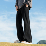 美式vibe裤子男款夏高街微喇休闲裤男生修身直筒长裤子Z9871-P45，男装休闲裤，星座509