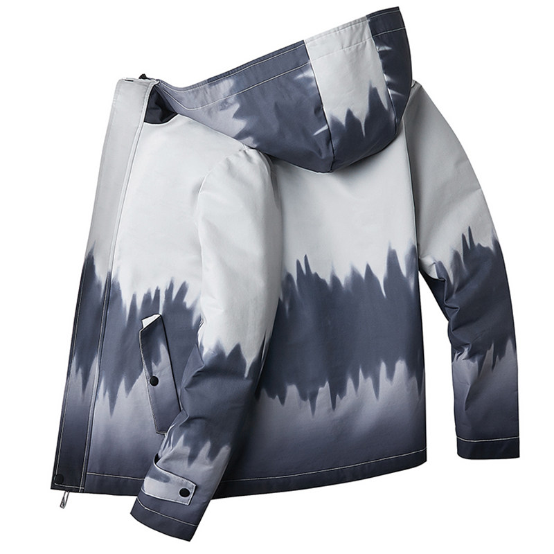 Spring new style fried Street jacket men's Korean fashion gradual change jacket couple fashion brand handsome