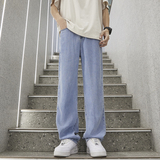 （特价）秋冬莱赛尔天丝薄款牛仔裤男直筒宽松垂感阔腿裤YB01-P30，男装牛仔裤，星座509
