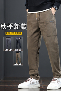 休闲裤男士潮牌多口袋直筒运动裤子2024秋季新款工装裤GF801-P40图片