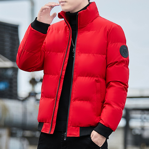 男士冬季外套2021新款立领棉衣羽绒棉服保暖加厚工装棉袄C947-P55图片