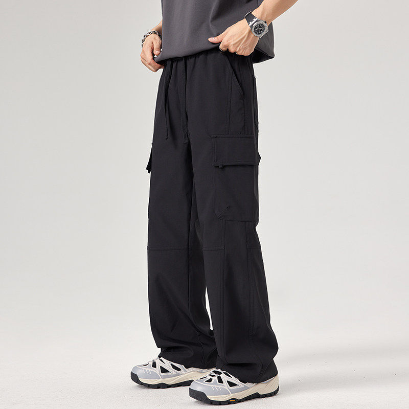 户外冲锋长裤春季工装裤男生直筒裤子运动休闲美式高街Z9810-P50，男装工装外套，星座509