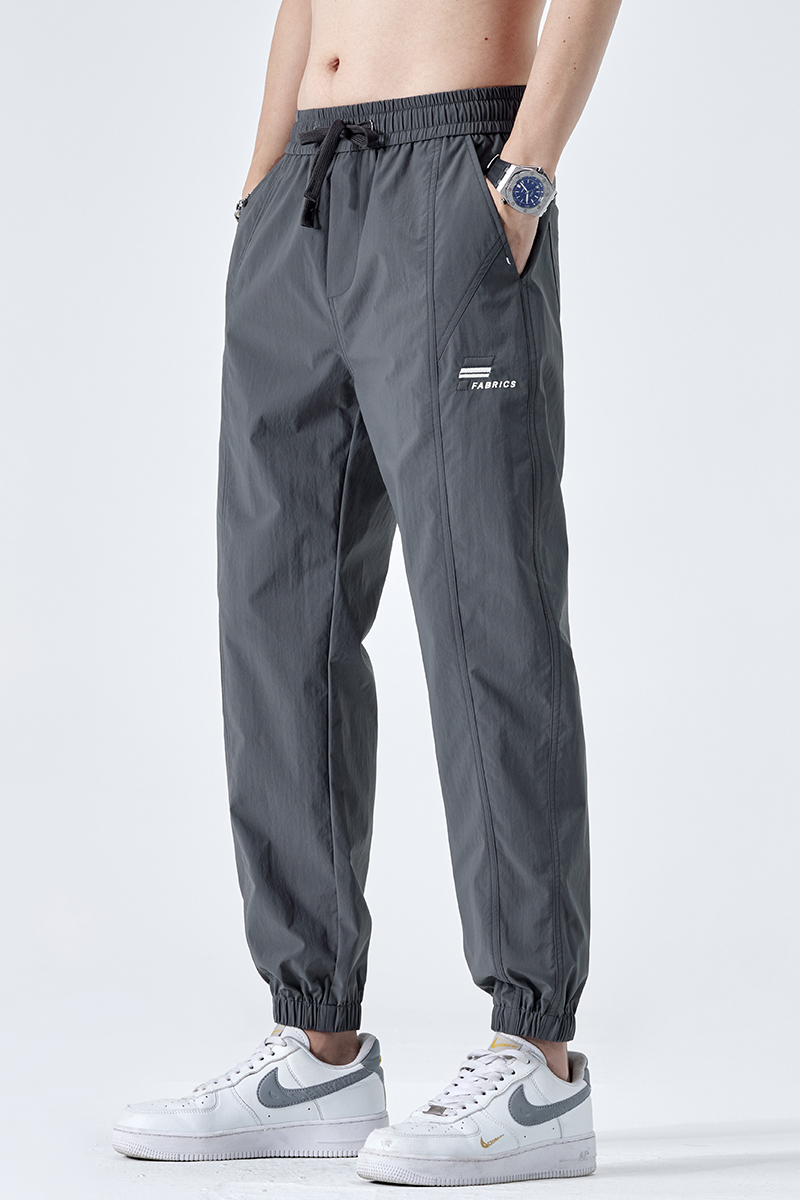 裤子男休闲裤百搭束脚宽松潮牌春季薄款美式哈伦运动裤Z9822-P40，女装休闲裤，星座509