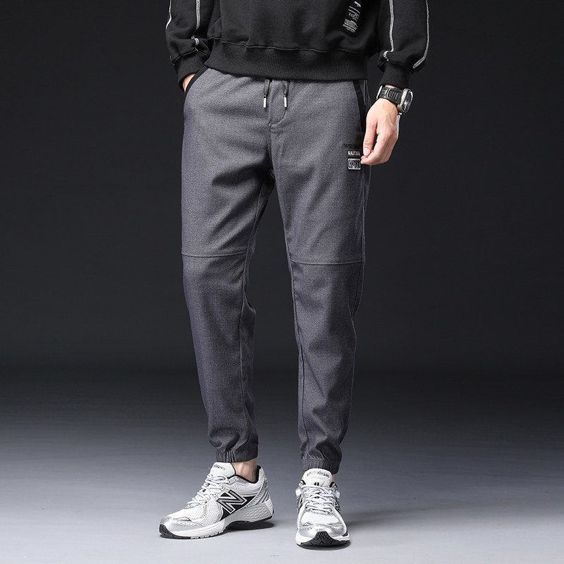 秋天2021新款工装裤男宽松小脚长裤子秋季束脚男士休闲裤M891-P50,男装休闲裤,星座509