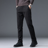 男士西裤秋冬季加厚直筒修身显瘦抗寒休闲长裤Z2357-P40/加绒P50，男装西裤，星座509