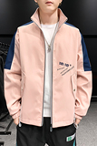 新款夹克男士春秋季休闲潮流棒球服潮上衣宽松工装外套DS211-P65，男装夹克，星座509