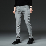 休闲裤男士宽松直筒长裤子男秋冬新款潮牌弹力大码男C9118中厚P35，男装休闲裤，星座509