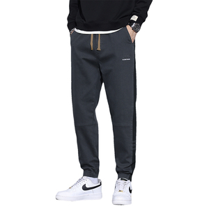 潮流休闲裤子男士新款秋冬季宽松运动男生工装哈伦束脚裤M616-P40图片