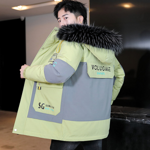 棉衣男潮冬季保暖羽绒棉服男士冬装加厚棉袄工装外套DS6001-P110