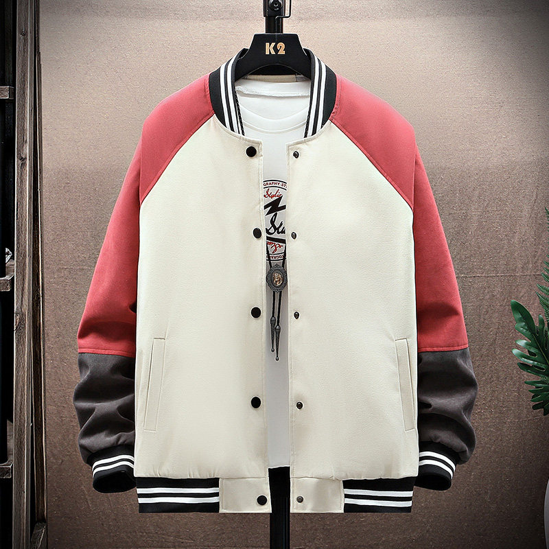男士外套秋装2021新款休闲棒球服青年夹克潮流衣服HS618图片