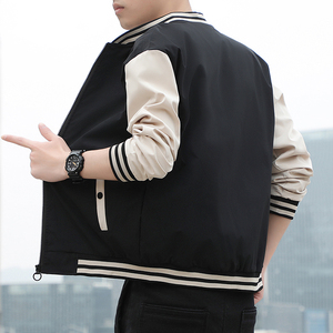 夹克男2024春秋季新款潮流百搭外套青年立领上衣棒球服XS2210-P35图片