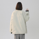美式情侣双面穿外套男女春秋新款宽松大码百搭立领夹克XS859-P55，男装夹克，星座509