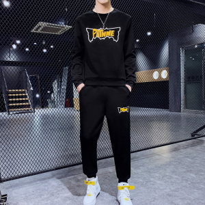 男士卫衣休闲运动套装2021春秋季韩版潮流一套搭配时尚男装S806-P35图片