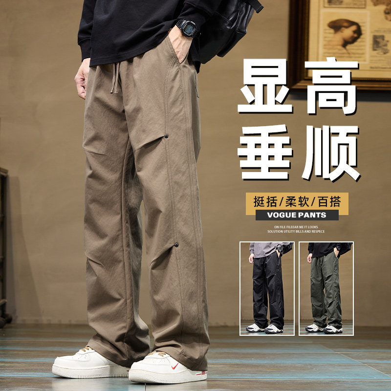 工装裤男款户外登山运动冲锋裤秋季直筒休闲长裤伞兵裤Z9855-P45图片