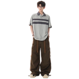 美式街舞hiphop嘻哈工装裤男女同款宽松直筒抽绳长裤子YD9002-P75，男装工装外套，星座509