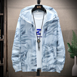 皮卡丘防晒衣印花开衫外套褂子男夏季防晒服超薄透气TY1609-P30图片