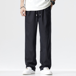 垂感休闲裤男士夏季薄款阔腿新款潮牌宽松直筒长裤Z2354-P50图片