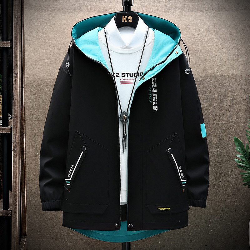 男士外套春新款韩版机能薄款工装夹克潮流情侣ins上衣服DS215-P65,男装夹克,星座509