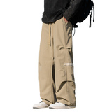 秋季新款直筒休闲裤男生新款速干裤子男生宽松阔腿长裤Z9807A-P45，男装休闲裤，星座509