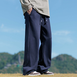 休闲裤男士秋冬款卫裤2024新款宽松直筒运动阔腿长裤子Z2344-P45，男装休闲裤，星座509