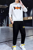 男士卫衣休闲运动套装2021春秋季韩版潮流一套搭配时尚男装S806-P35，男装卫衣，星座509