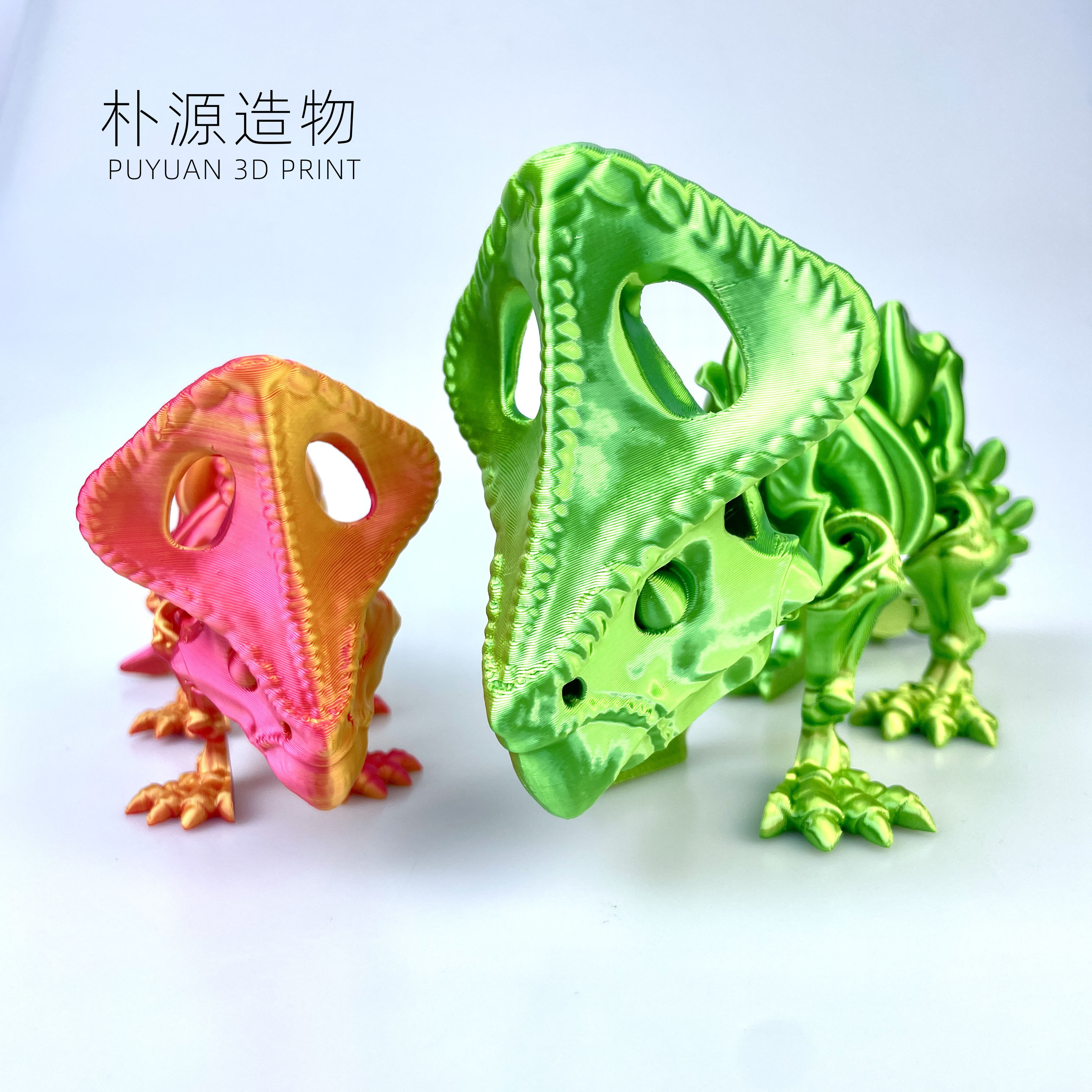 3D打印厚鼻龙恐龙全身关节可活动环保精美手办摆件儿童玩具网红礼