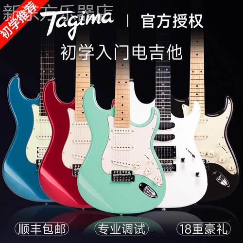 Tagima塔吉玛电吉他tg530pro 510 tw55 635pro成人儿童初学者套装