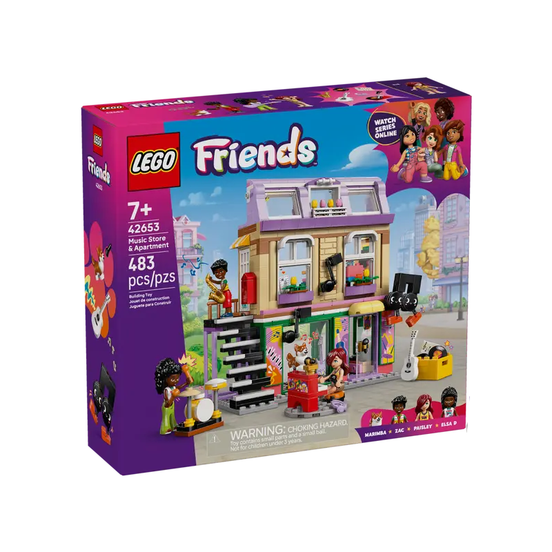 LEGO乐高42653音乐商店与公寓