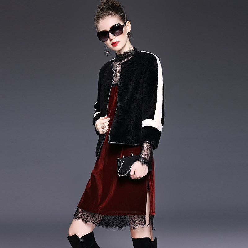 布兰妮欧洲站2017秋冬装新款时尚气质澳洲羊剪毛短款皮草外套女在类目 女装/女士精品, 皮草中 - 来自Buy2taobao.com提供专业的淘宝代购服务