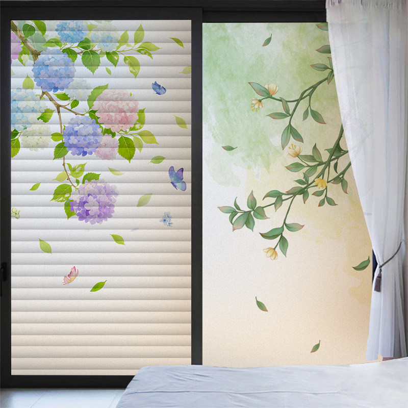磨砂玻璃防窥膜龟背竹各种叶子防走光卫生间阳台客厅加厚门窗贴纸,家居饰品,玻璃膜/贴,淘宝优惠券,粉丝福利购,淘宝优惠卷
