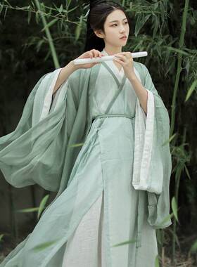 古装笛子顾昀白色古风汉服道具表演拍照道具竹笛初学学生宫铃穗