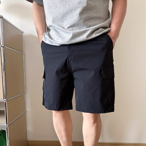 大依无忧夏季大码男装简约宽松薄料胖子加肥加大男士休闲工装短裤
