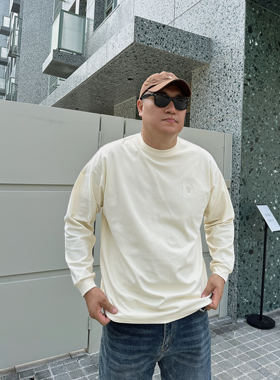 Daevu长袖大码男装大码T恤