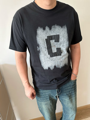 大依无忧短袖C字母大码T恤