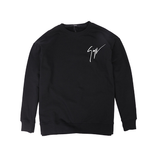 大依无忧春秋新款后背鳄鱼大号潮胖子加肥加大码男款圆领长袖卫衣