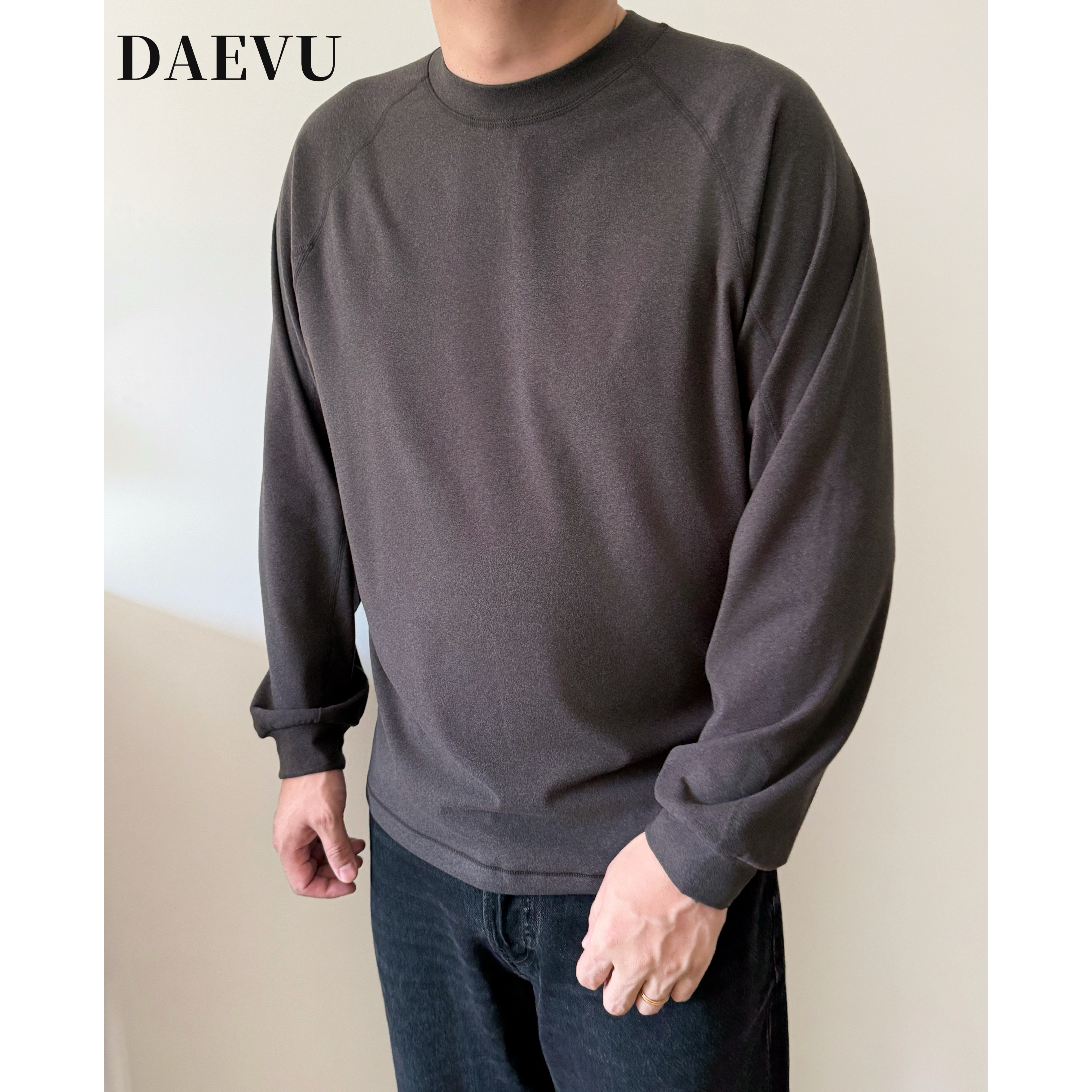 大依无忧冬磨毛高弹舒适长袖T恤