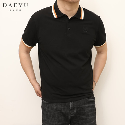 大码男士短袖t恤polo衫