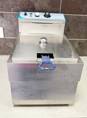 903商用电炸炉加厚油炸锅恒温电炸箱单缸油炸机不锈钢商用15L