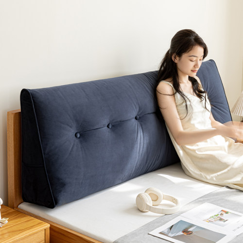 定制床头三角靠垫可拆洗