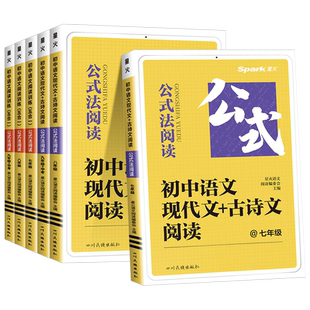 2026版星火公式法阅读语文现代文古诗文阅读巅峰训练升级版七八九年级中考七合一强化训练阅读理解专项训练初中组合训练初一初二三
