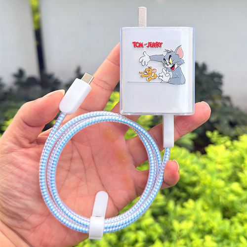 Realme真我GT5 GTNeo5数据线保护套240W充电器软壳防断NEO5缠绕绳