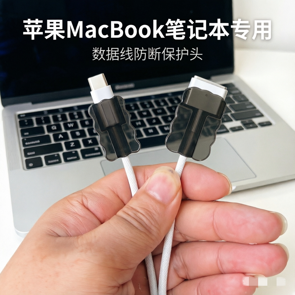 适用苹果MacBook pro笔记本Air MagSafe3数据线保护套防断头线夹