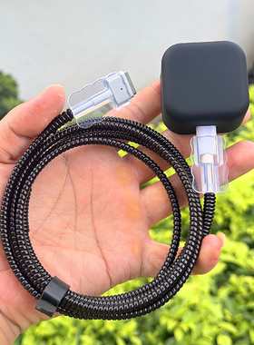 适用苹果MacBook Air笔记本40W充电器壳M5绕绳2026款数据线保护套