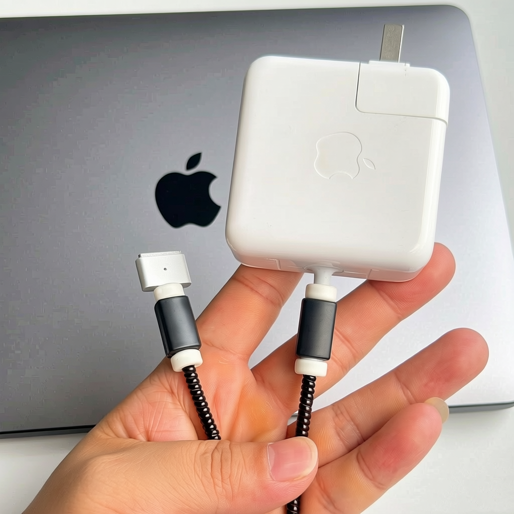 适用苹果Macbook笔记本电脑MagSafe2充电线修复保护套T形插头防断