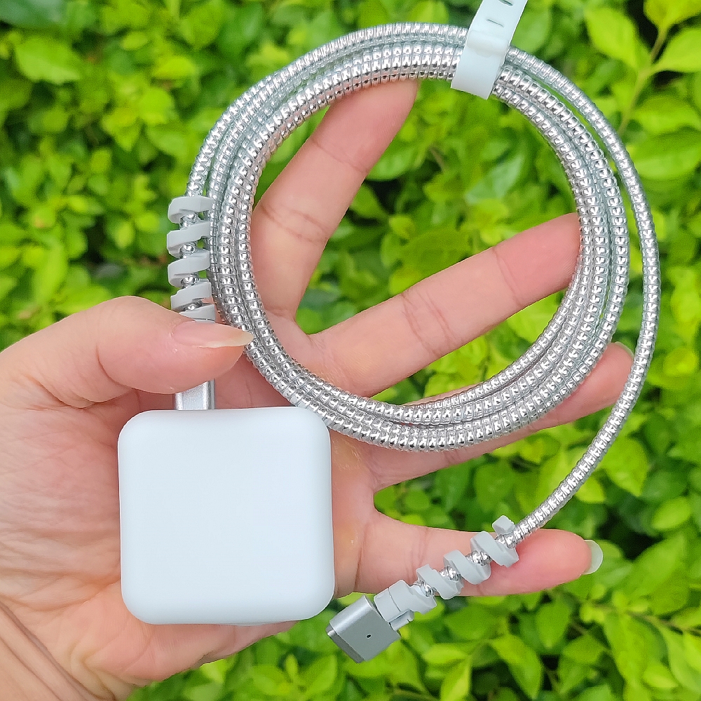 苹果MacBook Air 15英寸笔记本数据线保护套M2 M3 35W充电器绕绳