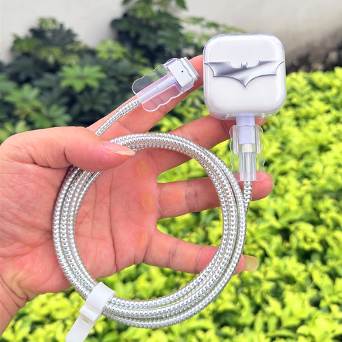 适用苹果MacBook Air M5 40W充电器壳M4 30W 35W数据线保护套绕绳