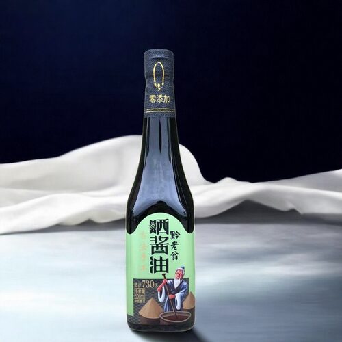 黔老翁晒酱油500ml瓶装酱油