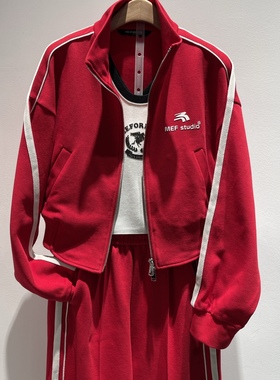 真我永恒2024春季新品简约宽松短运动夹克外套女2413A21180吊899