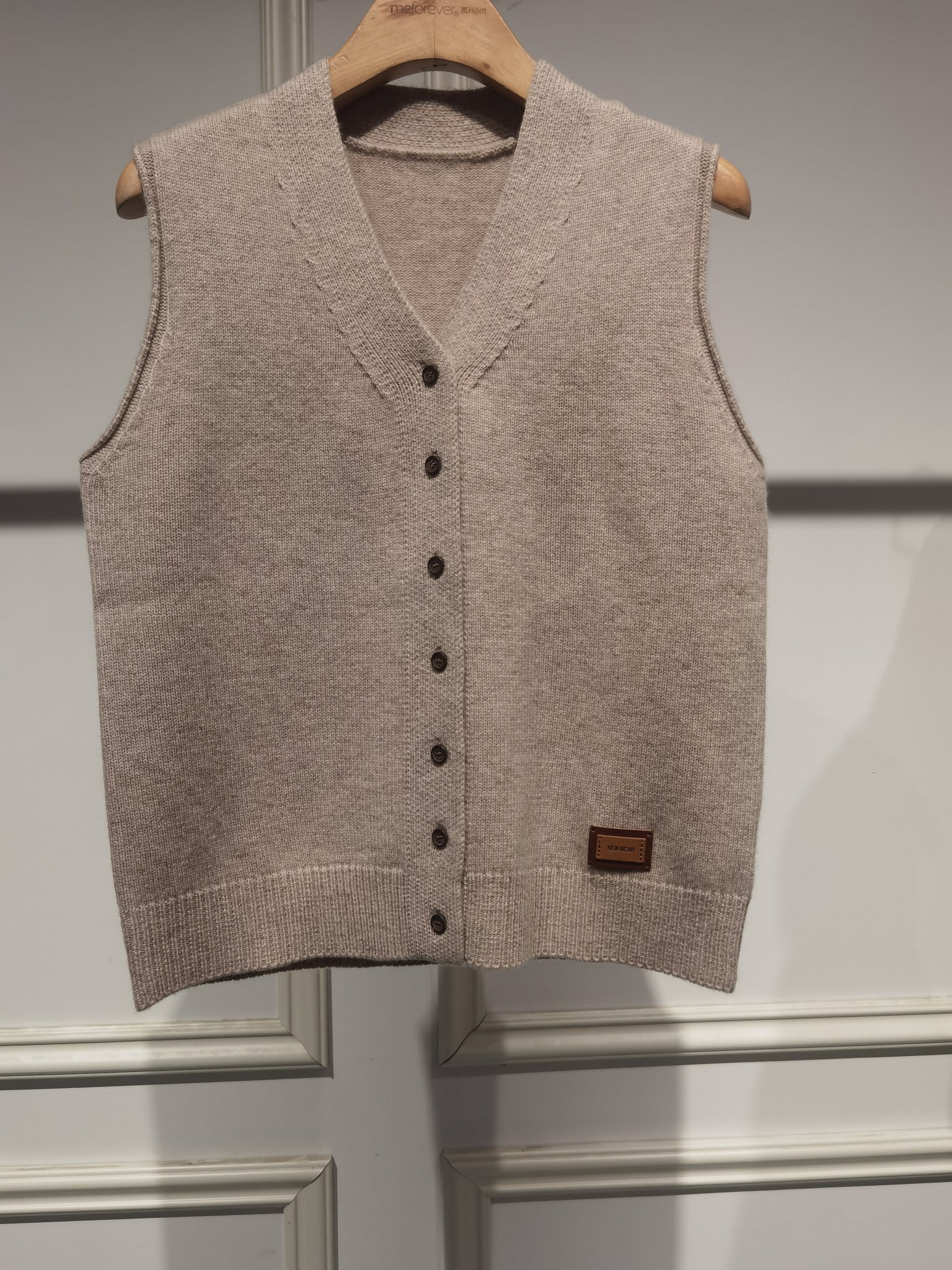 真我永恒2025冬款羊毛马甲背心2541B65019吊牌799